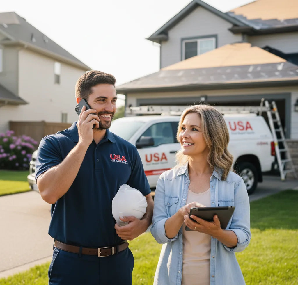 USA Roof Repair Experts customer support in Homer